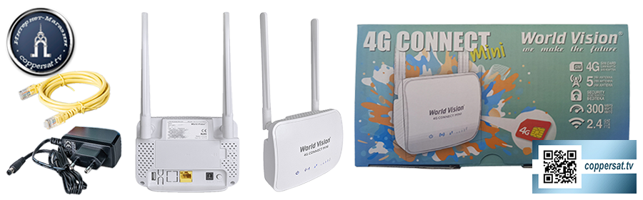 Роутер WORLD VISION 4G CONNECT MINI